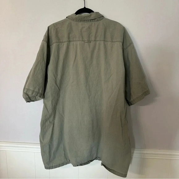 RedHead Brand Co. Men’s Short Sleeve Casual Button Down Cotton Shirt Sz 4XL GUC - Picture 8 of 8